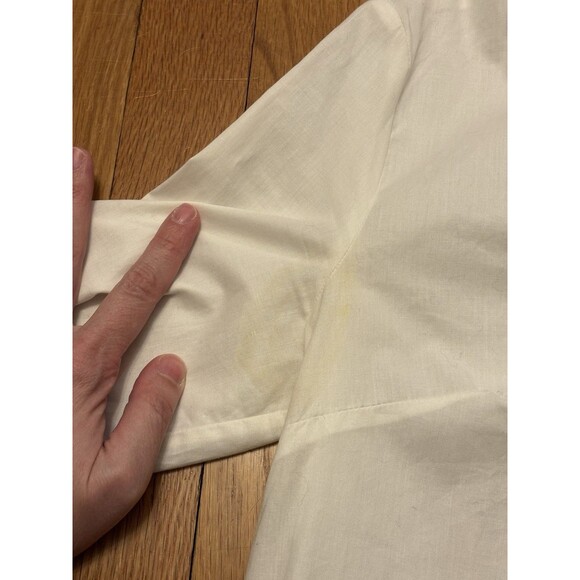 Love Moschino Cotton Button Up Shirt Blouse With Felt Girl Icon Insert Doll 6 - Picture 8 of 9